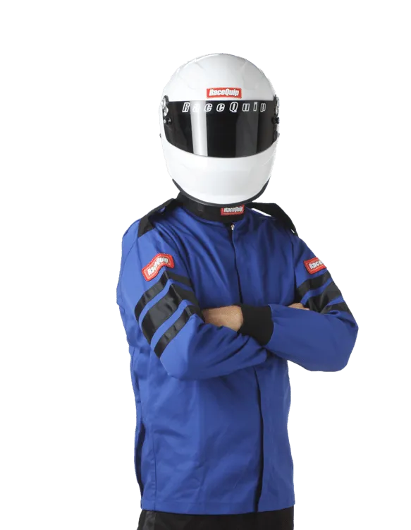 RaceQuip Single Layer Fire Suit Jacket - Blue - 3XL - 111028