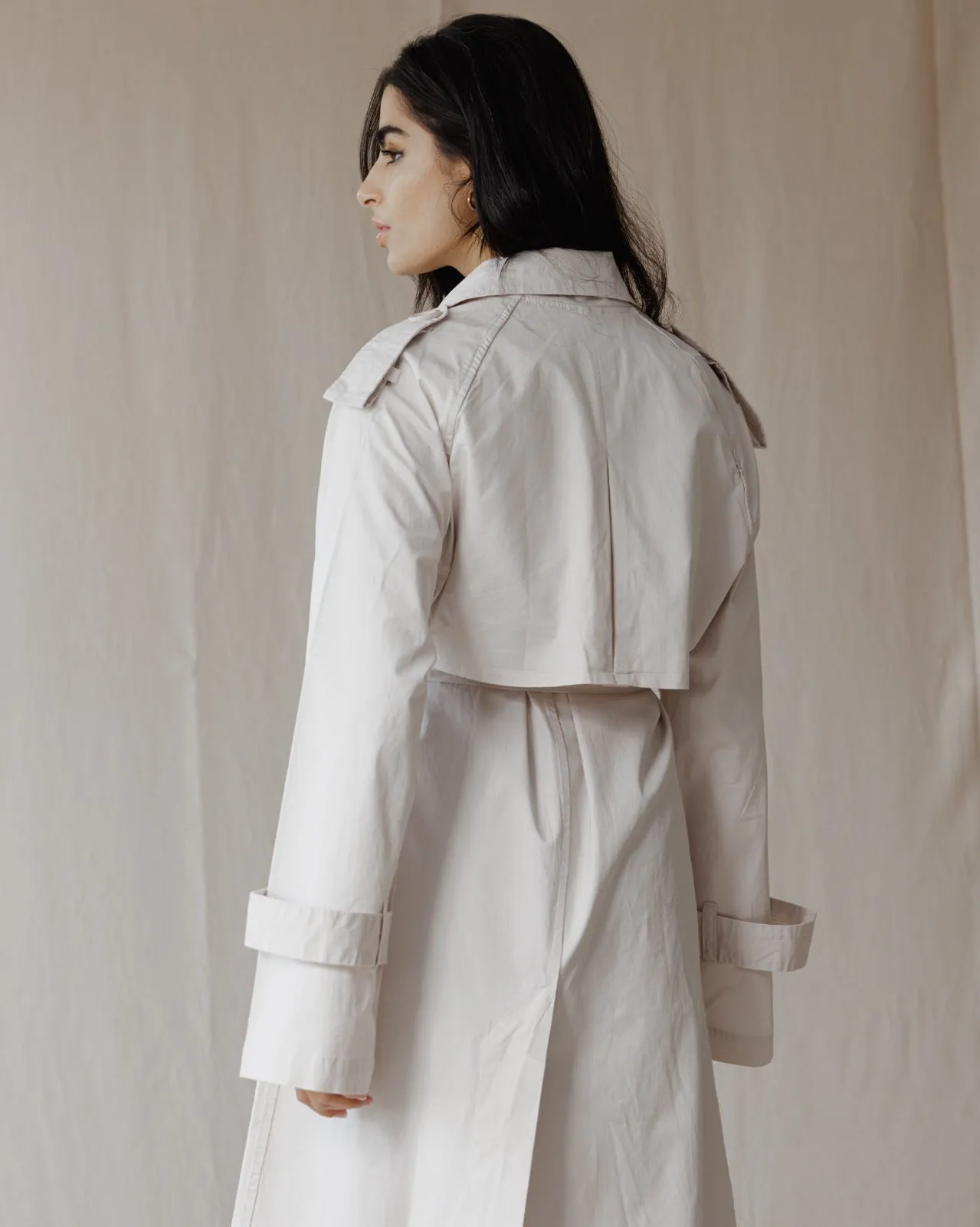 Relax Fit Trench Coat Beige