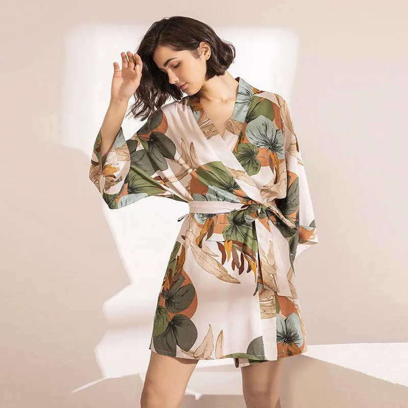 Robe Kimono à Fleur