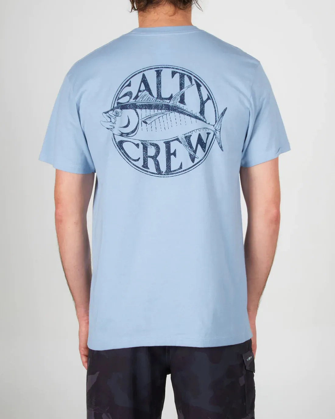 Salty Crew Tuna Time Marine Blue S/S Premium Pocket Tee