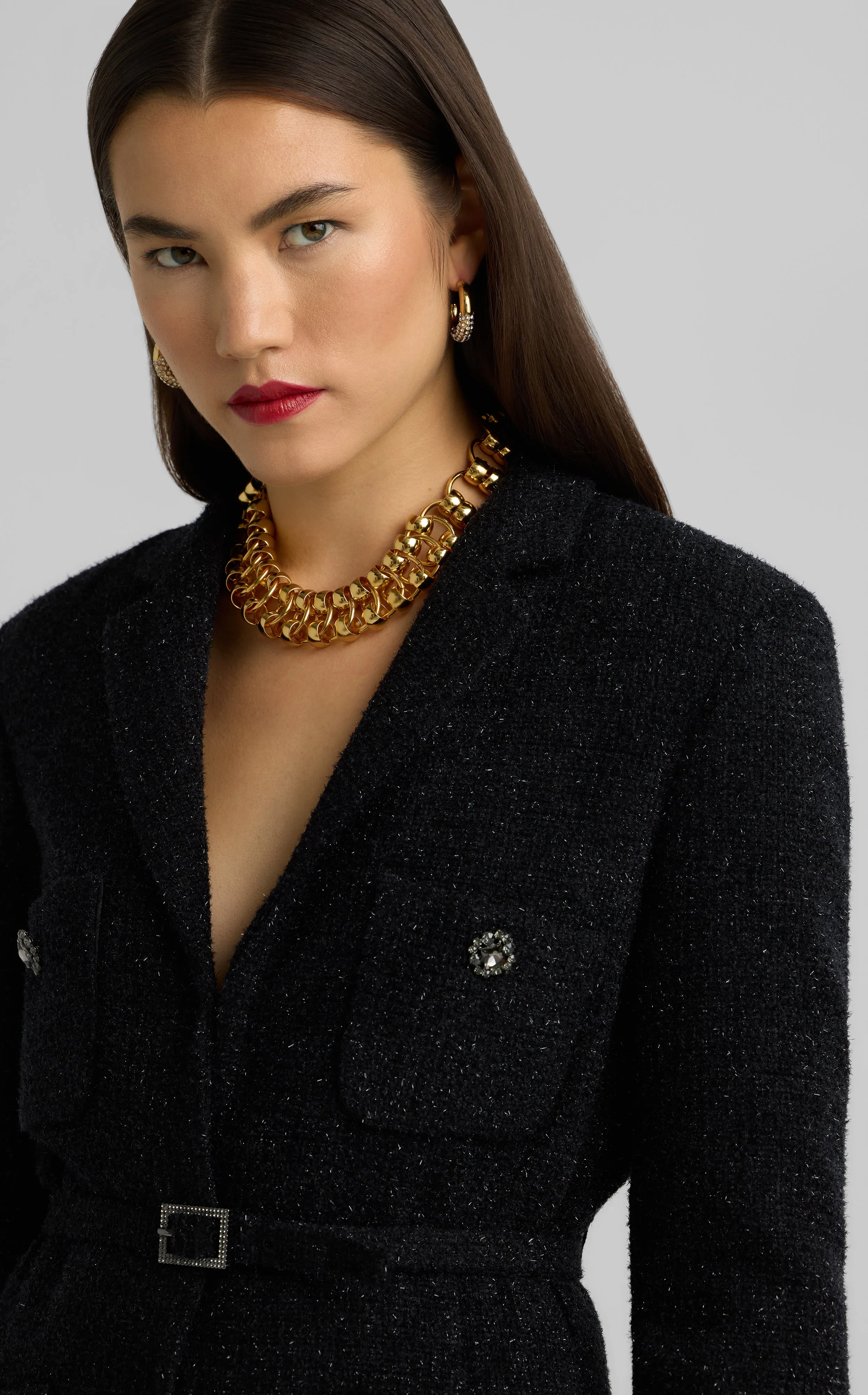 Sequined Bouclé Jacket