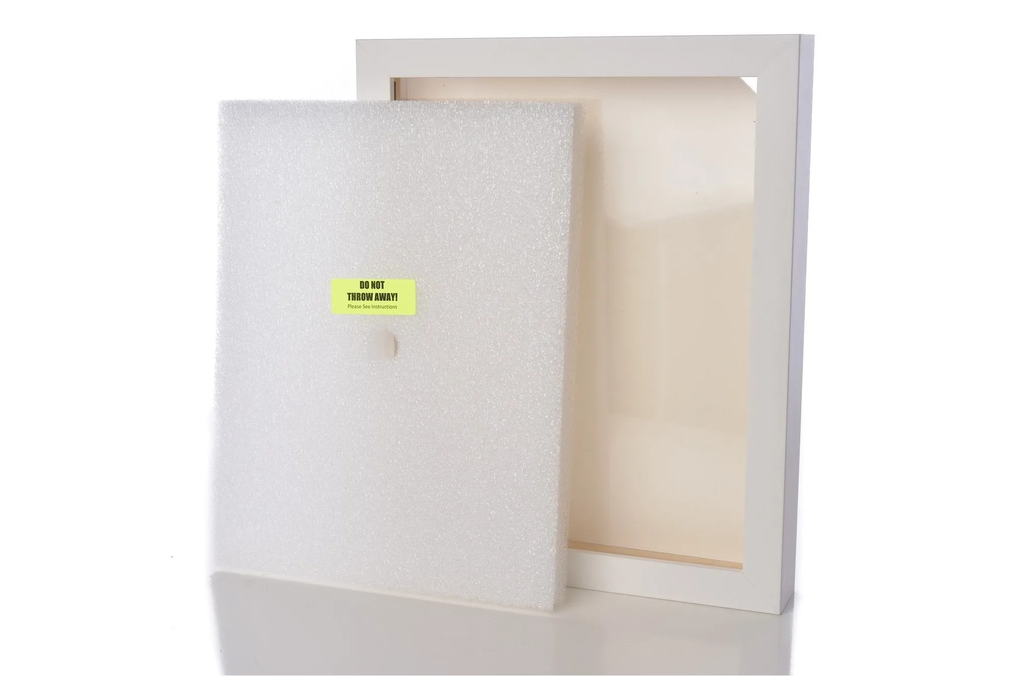 Shart Premium T-Shirt Frame Display Case – White