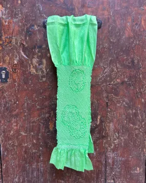 SILK OBIAGE / SCARF・ AORINNGO 青リンゴ