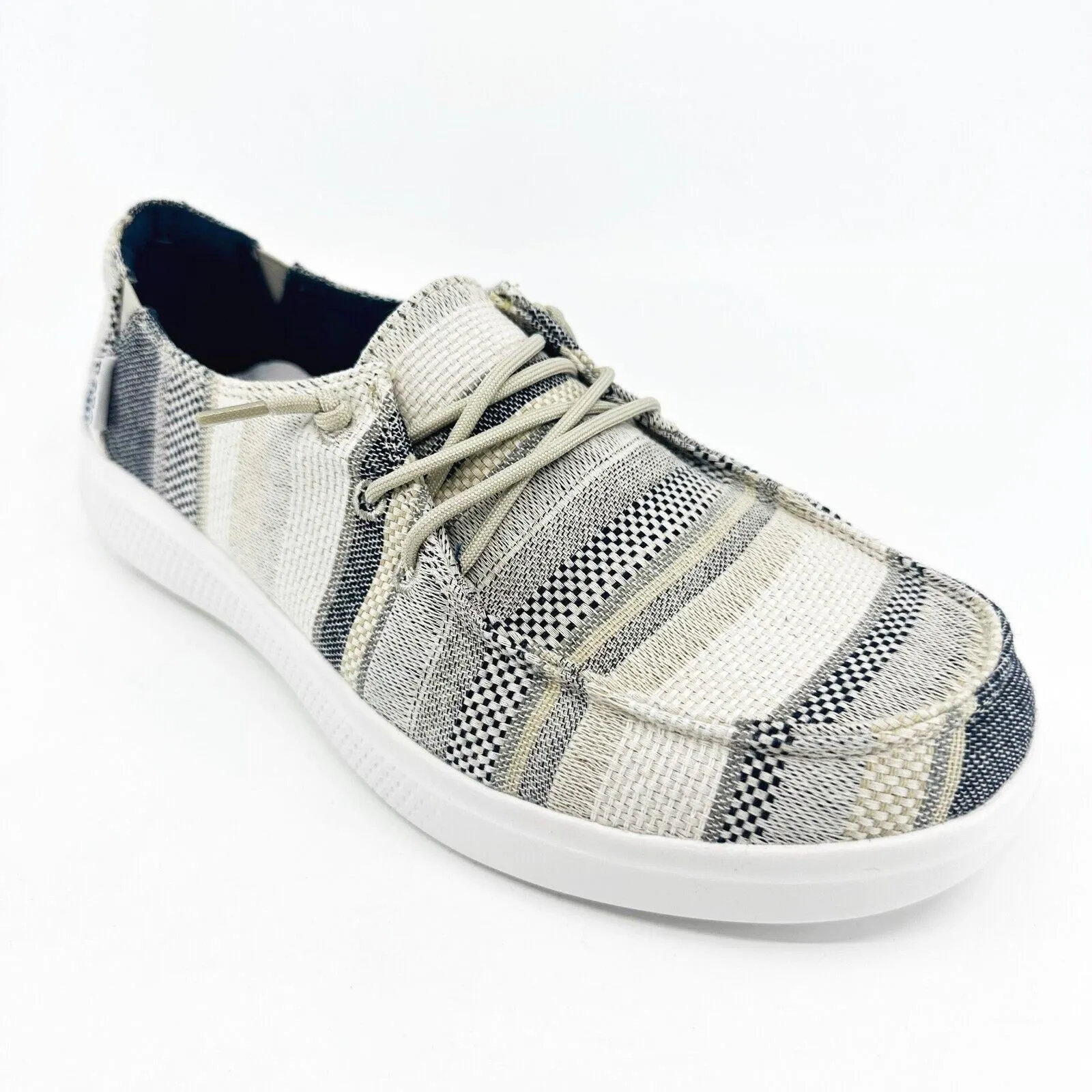 Skechers Bobs Skipper Hampton Bays Blue Multi Womens Slip On Memory Foam Shoes
