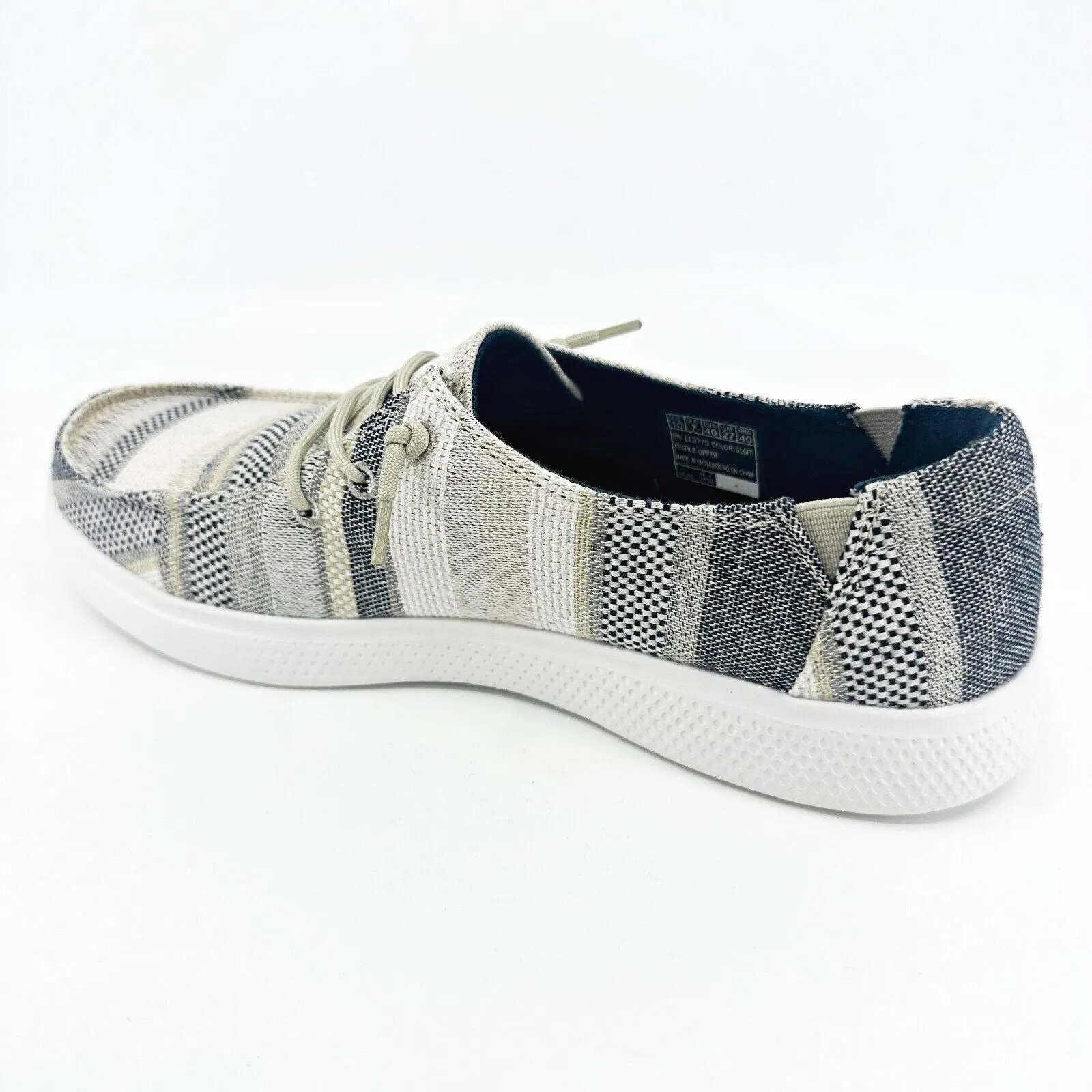 Skechers Bobs Skipper Hampton Bays Blue Multi Womens Slip On Memory Foam Shoes