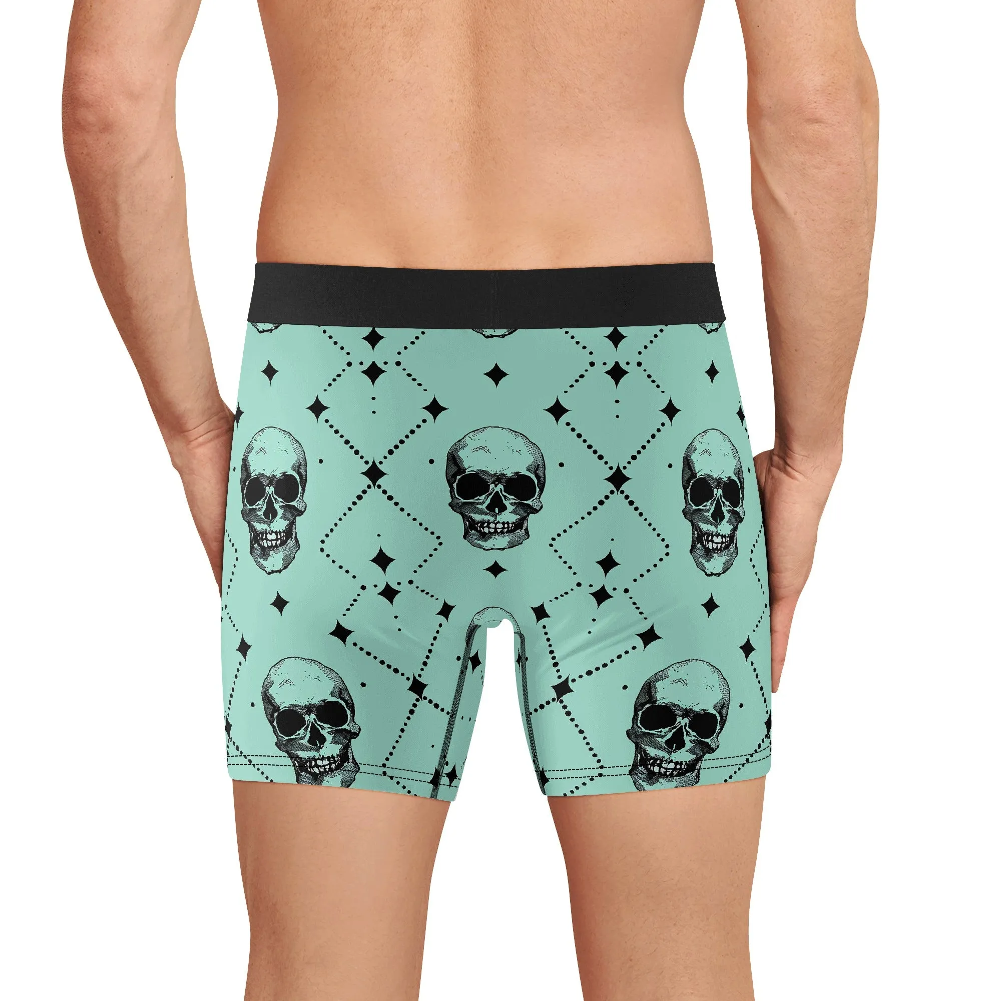 Skull Design Mens Classic Stretch Boxers