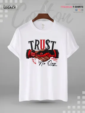 Snake Trust No One Print Men's High Quality In Cheapest Price T-Shirt