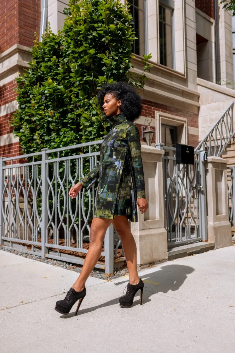 Sota Mini Tunic - Tokyo Print