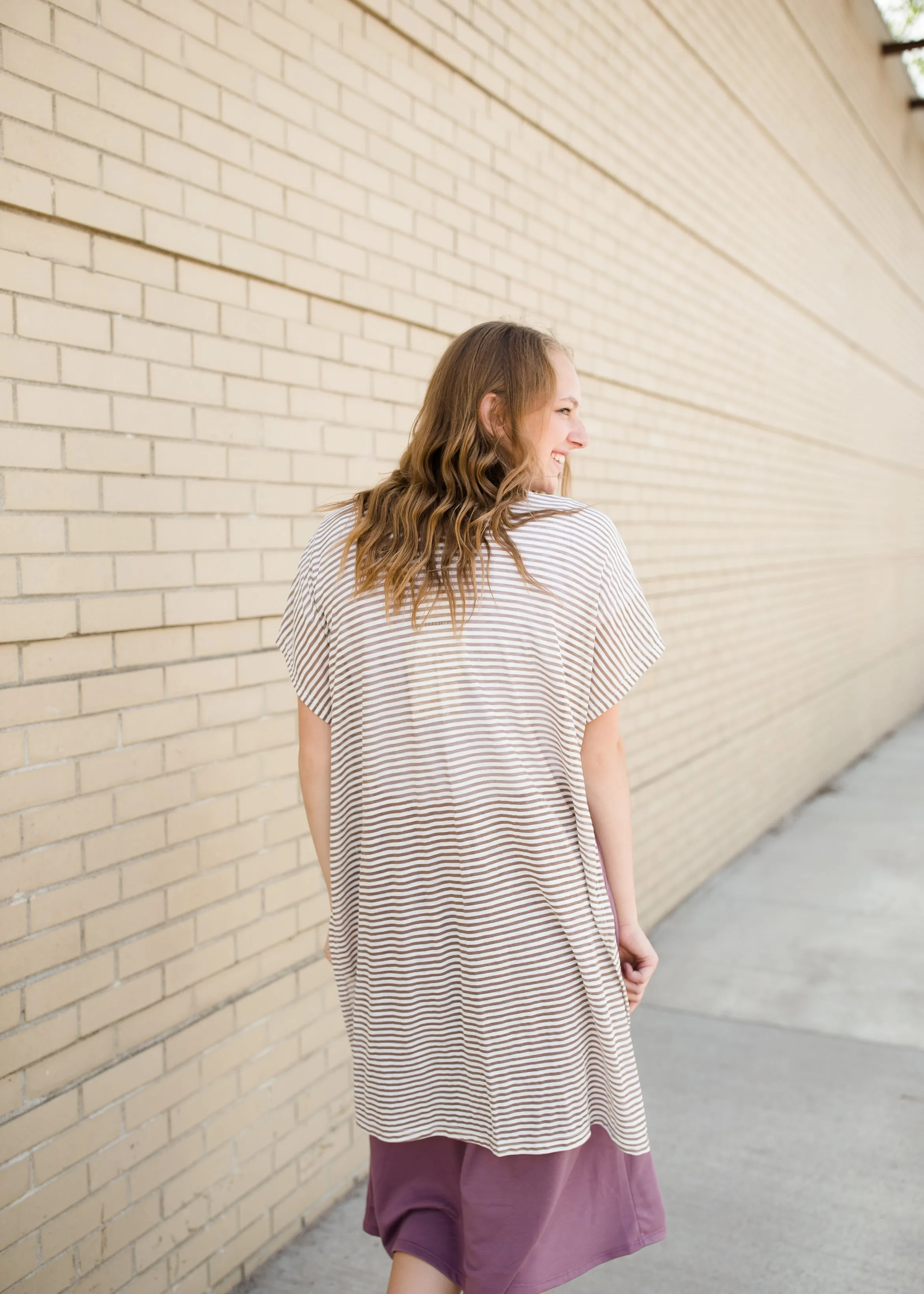 Striped Beach Style Kimono - FINAL SALE