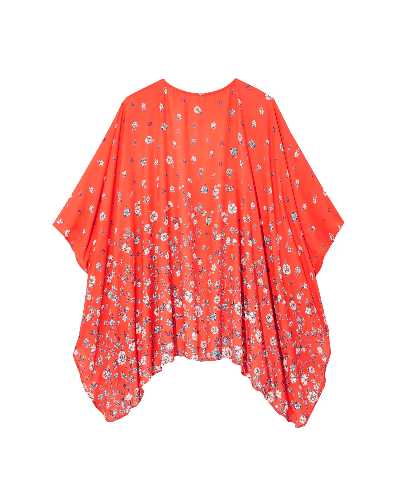 Tammy Waterfall Kimono | Red / White