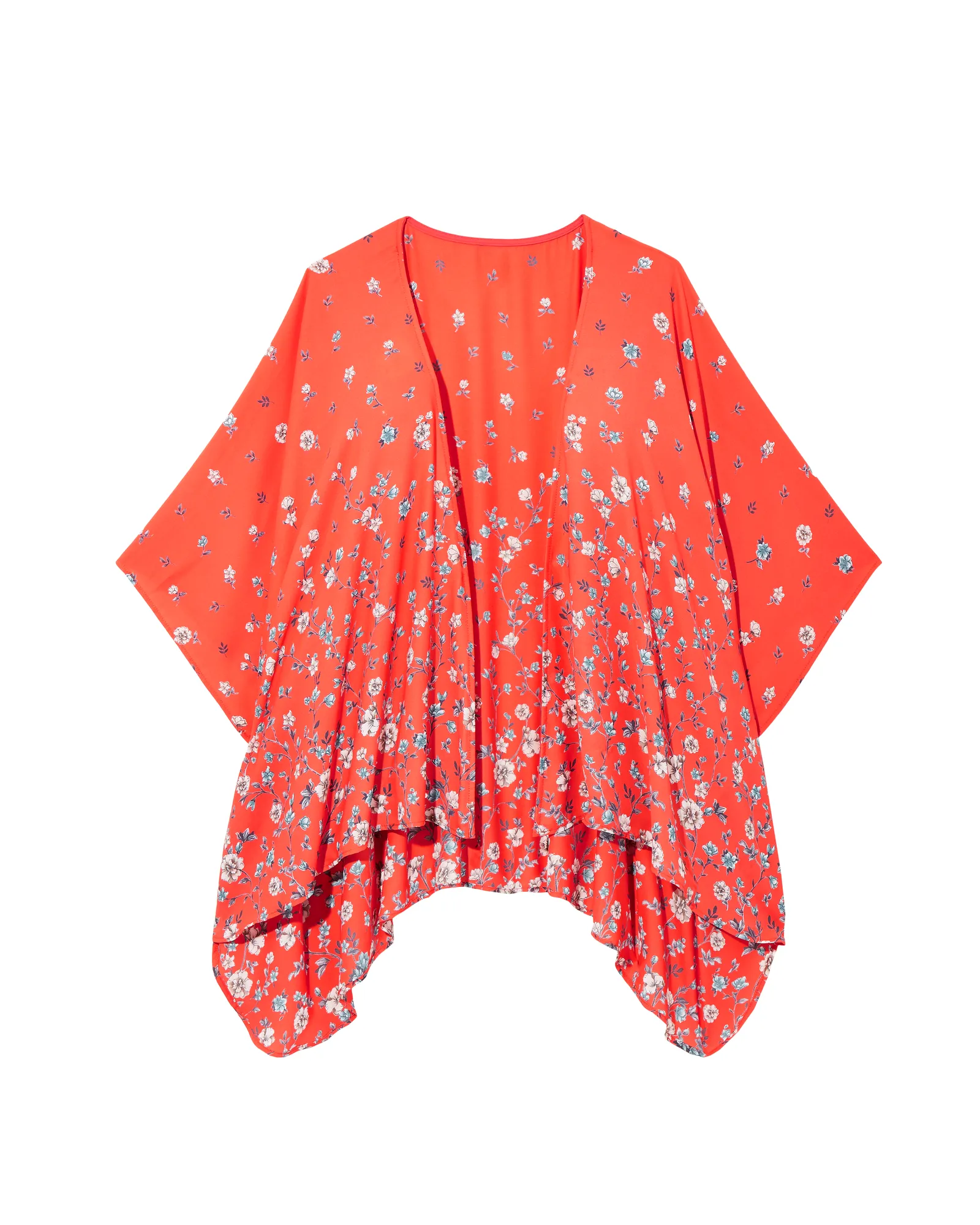 Tammy Waterfall Kimono | Red / White