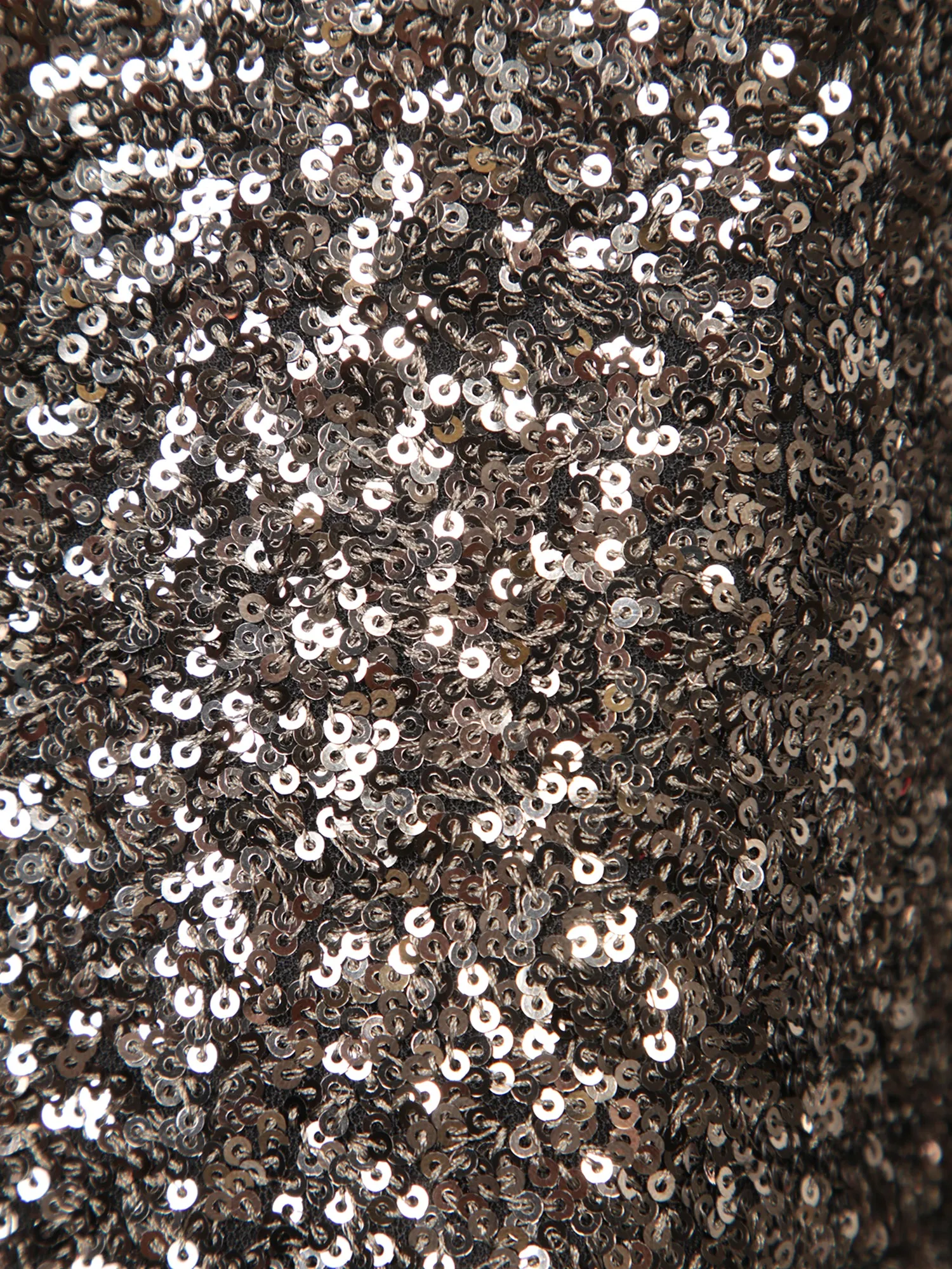 Taupe Sequined Shawl Jacket
