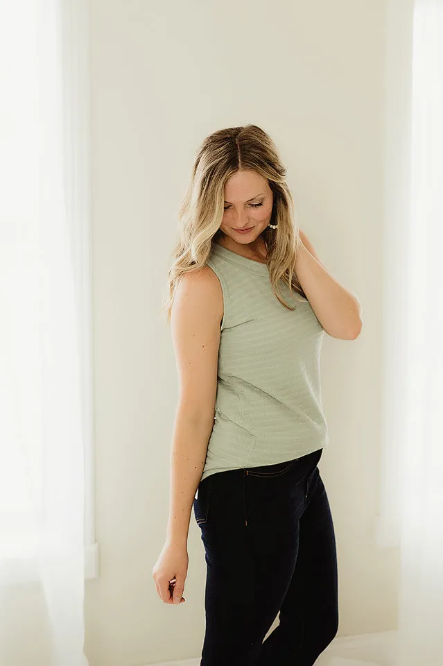 Textured Round Tank