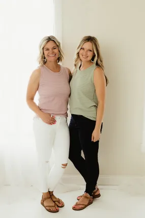 Textured Round Tank