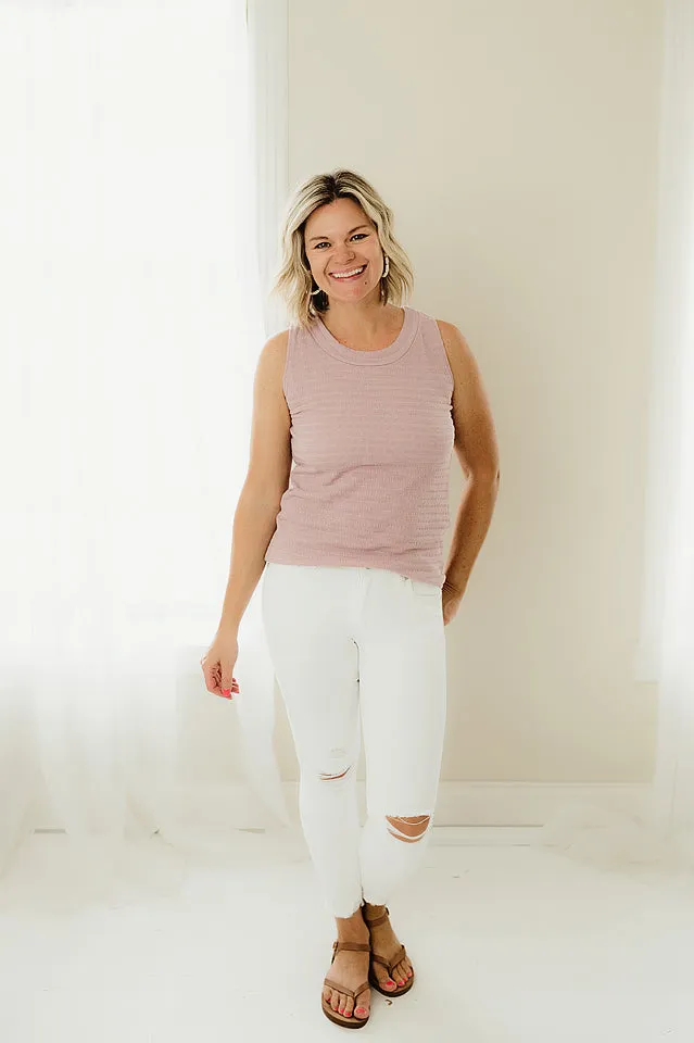 Textured Round Tank
