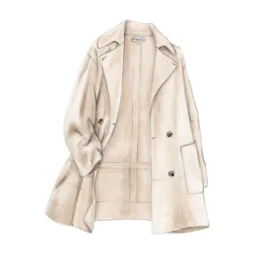 The Time Traveler’s Canvas Peacoat