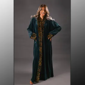 THE VELVET TIGER OPEN ABAYA