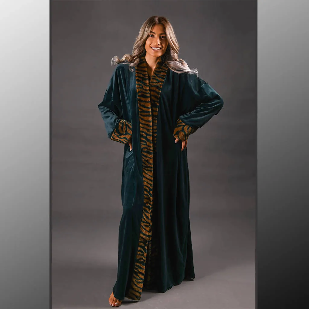 THE VELVET TIGER OPEN ABAYA
