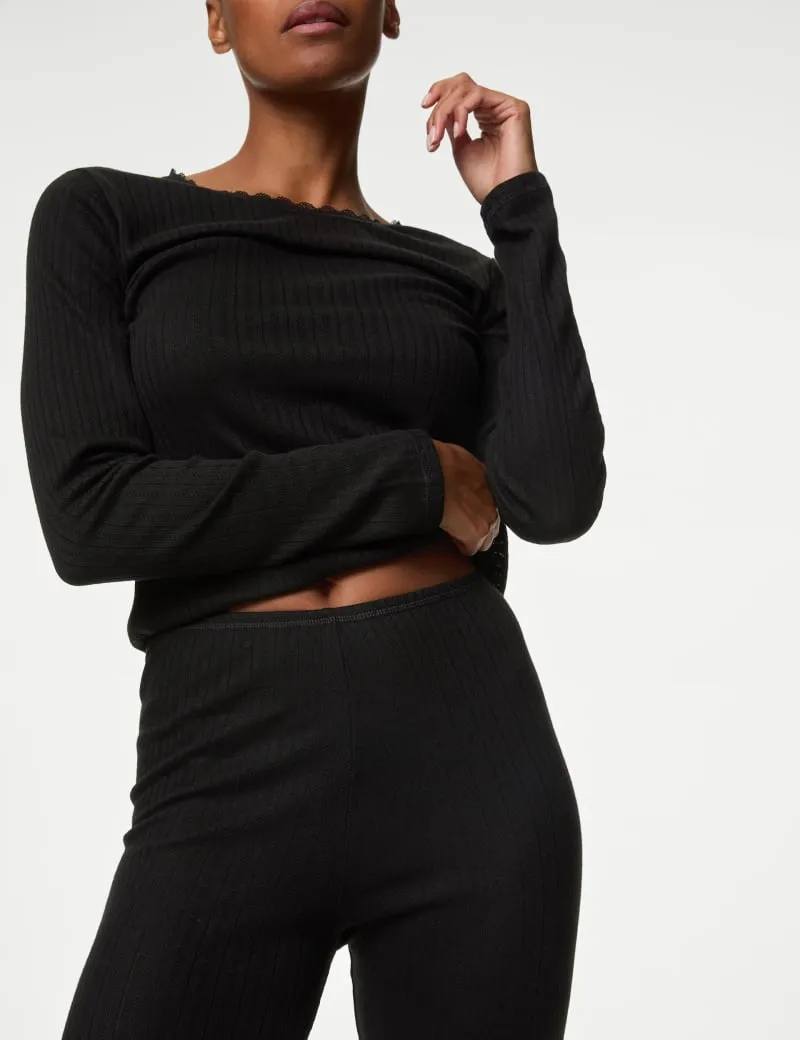 Thermal Pointelle Leggings