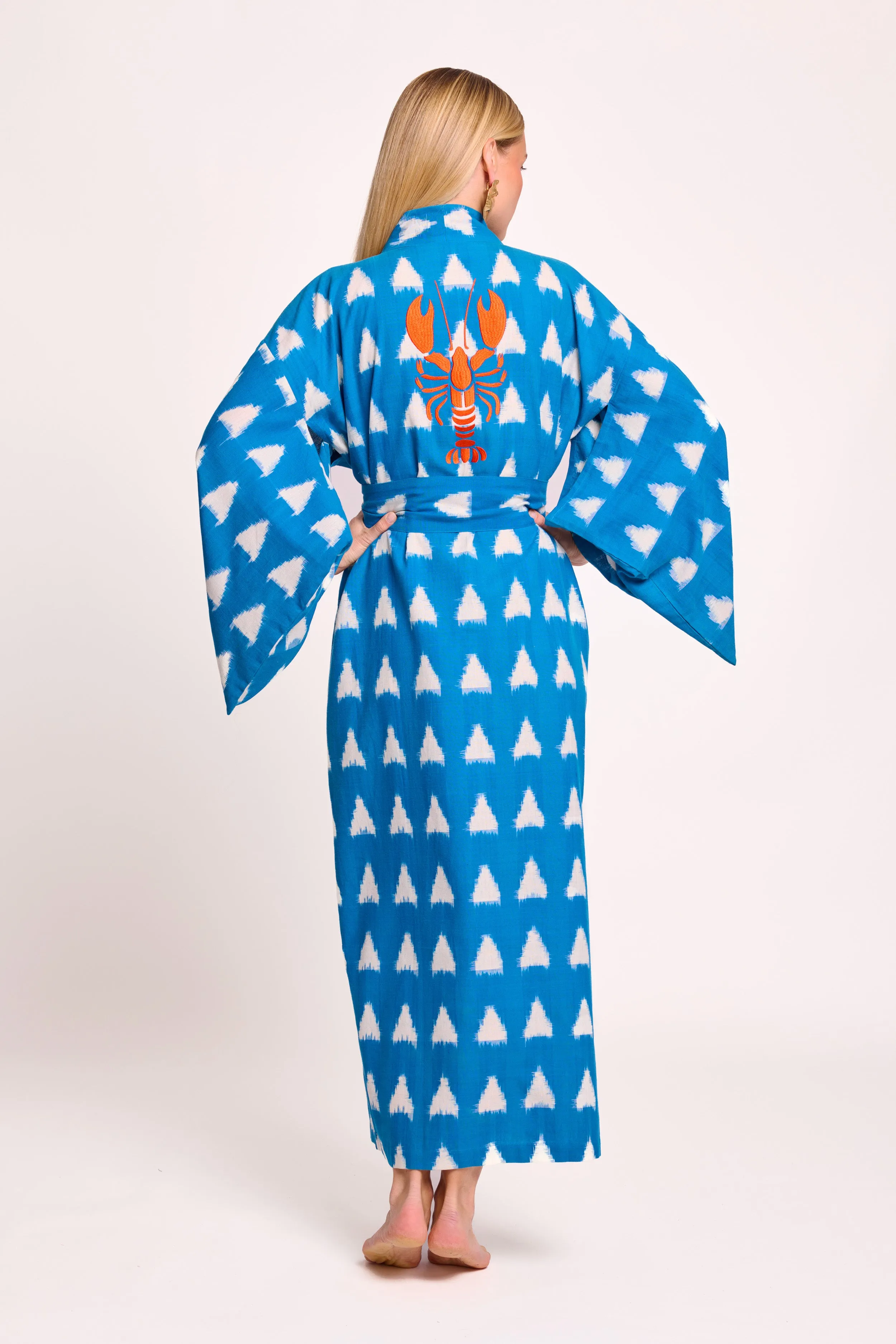 Turquoise Savannah Kimono