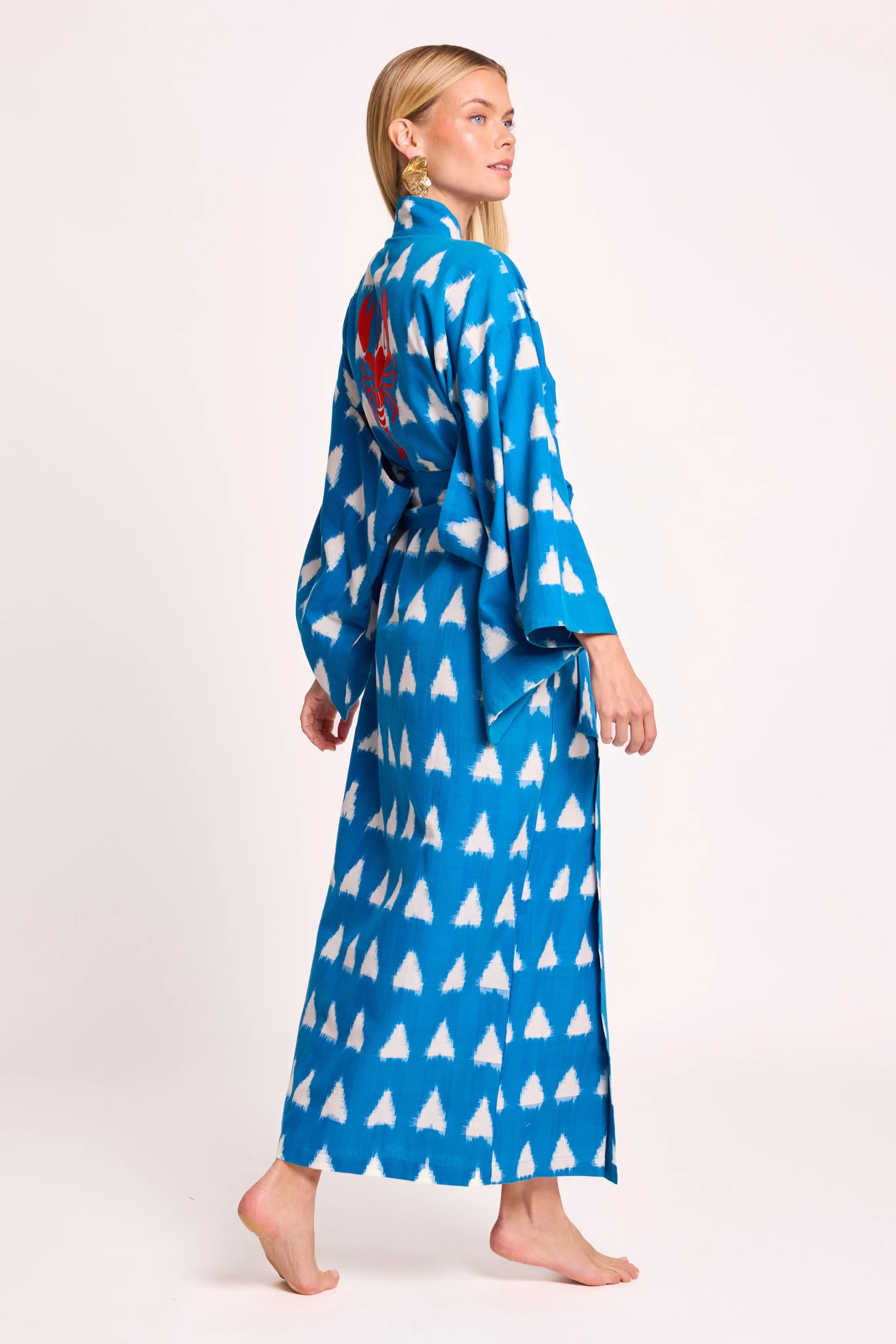 Turquoise Savannah Kimono