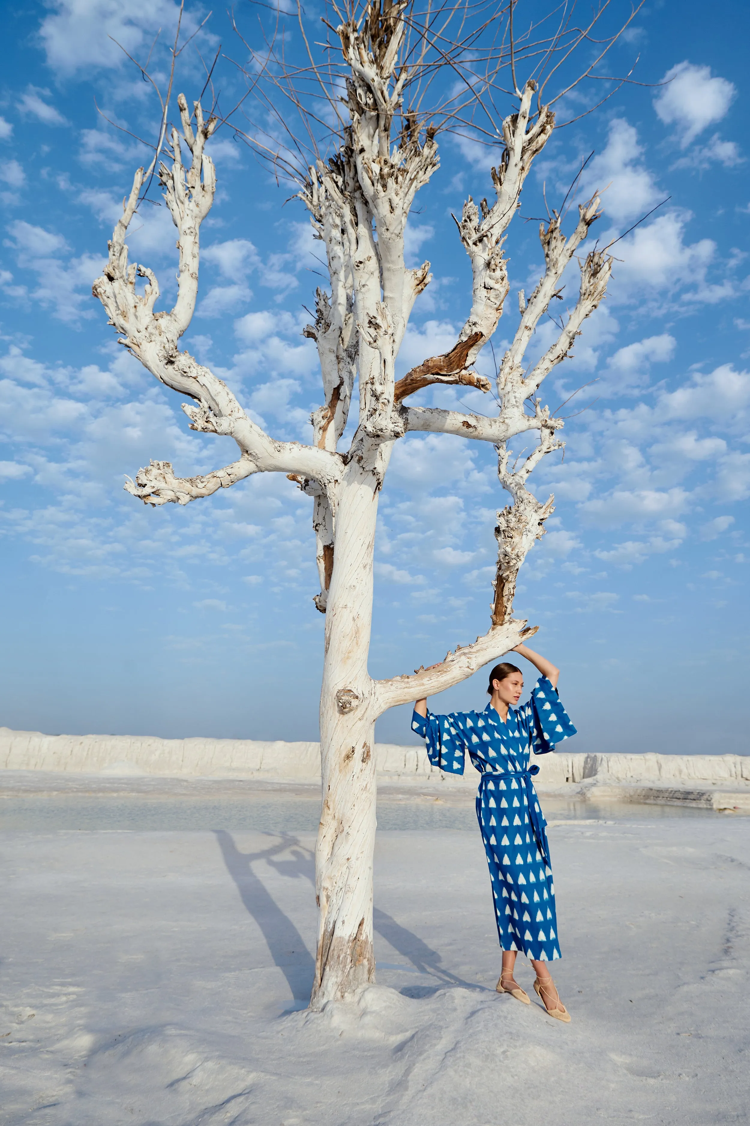 Turquoise Savannah Kimono
