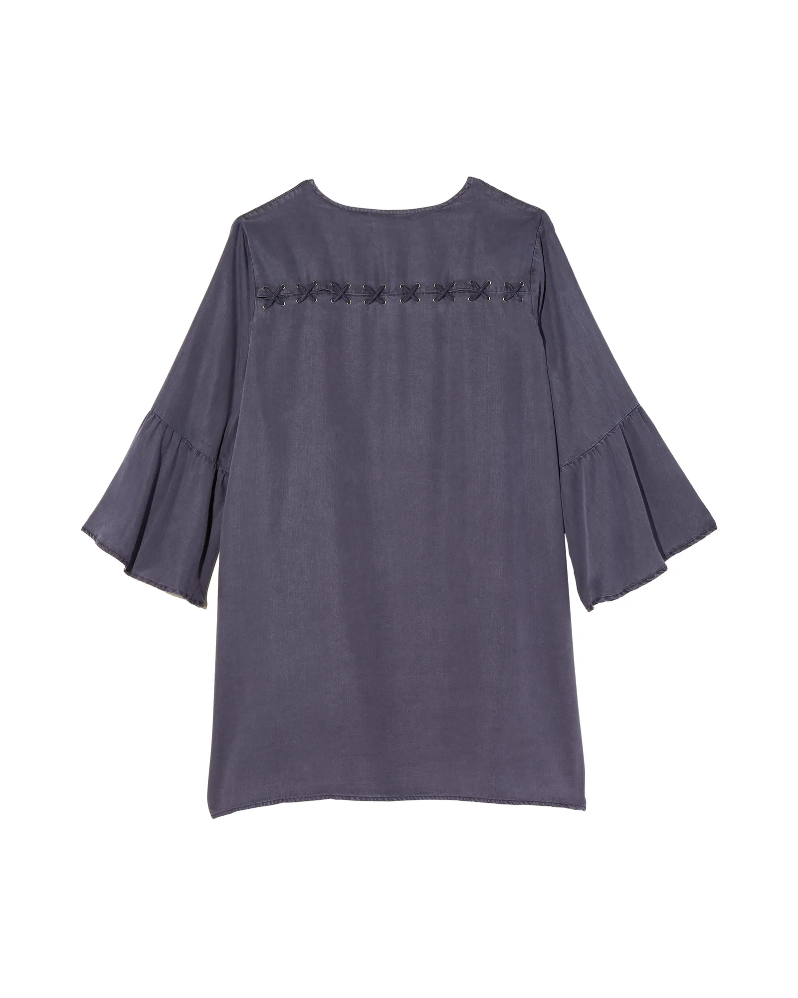 Valerie 3/4 Flared Sleeve Kimono | Charcoal Grey