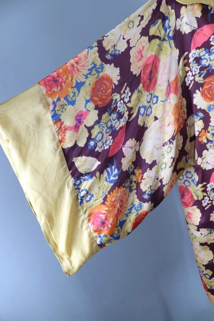 Vintage 1920s Silk Robe
