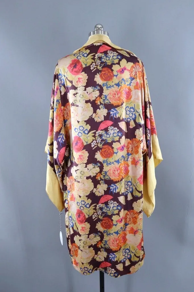 Vintage 1920s Silk Robe
