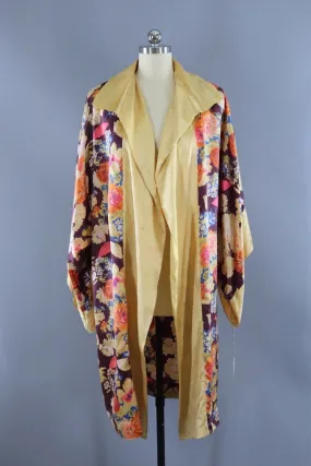 Vintage 1920s Silk Robe