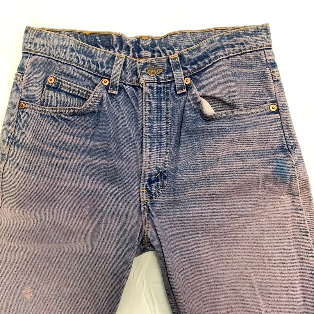 Vintage Levi’s 517 Purple Denim Jeans - 34in