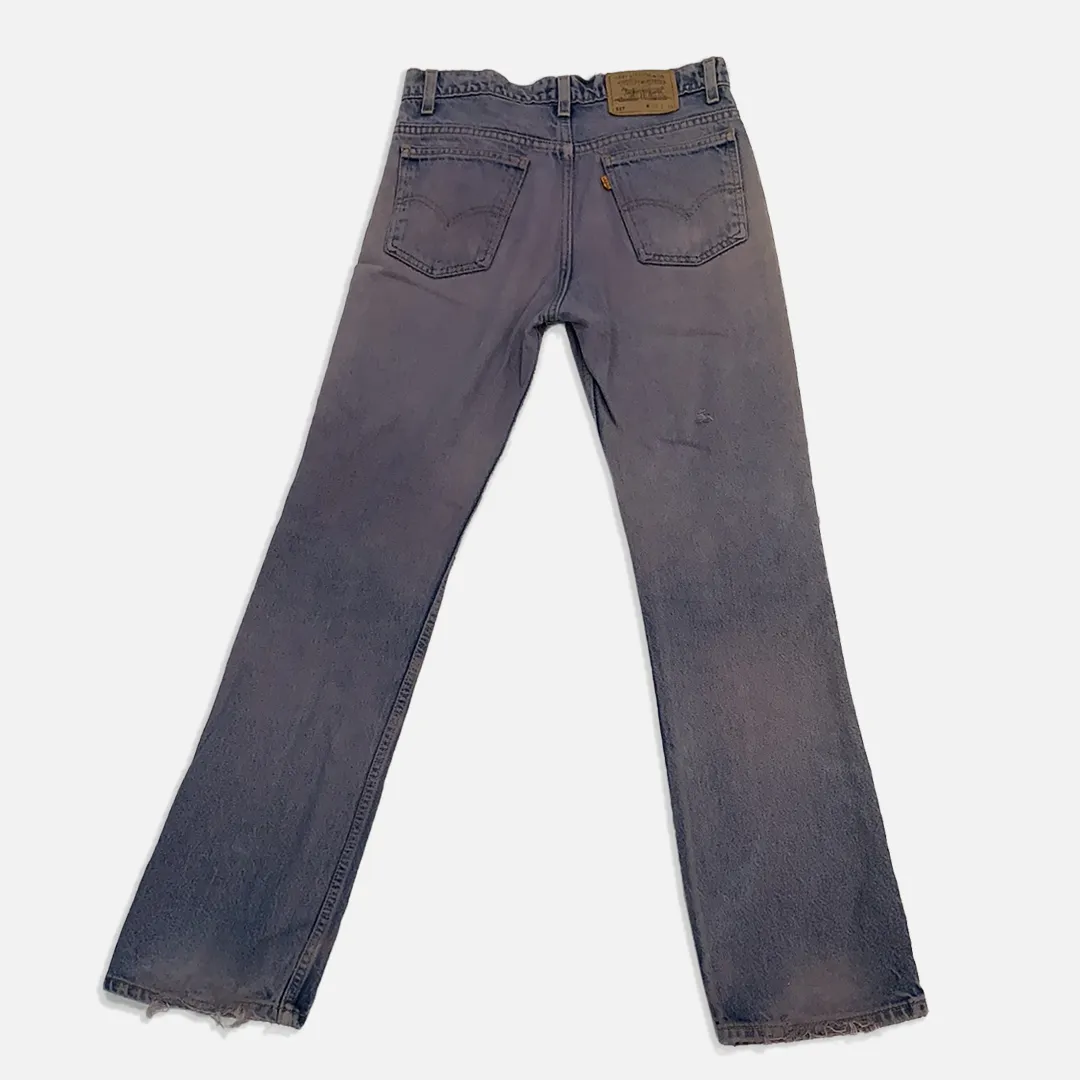 Vintage Levi’s 517 Purple Denim Jeans - 34in