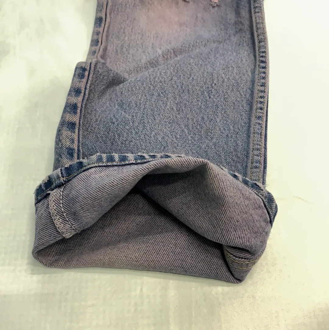 Vintage Levi’s 517 Purple Denim Jeans - 34in