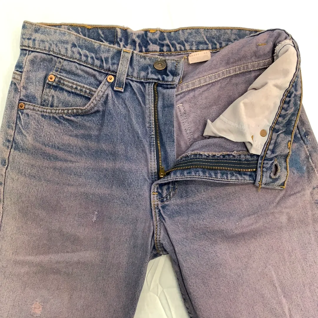 Vintage Levi’s 517 Purple Denim Jeans - 34in