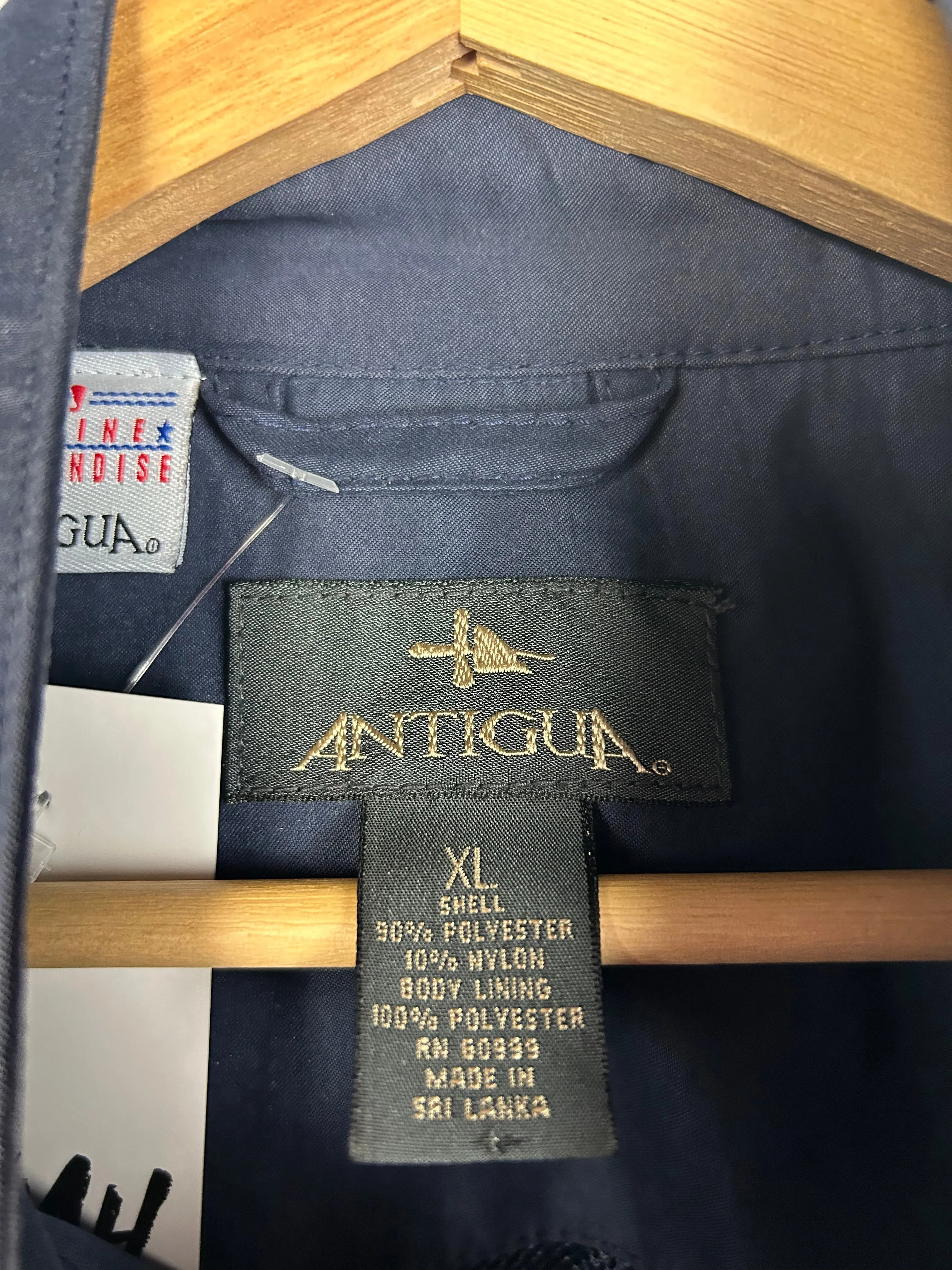 Vintage Y2K Antigua New York Yankees Navy Windbreaker