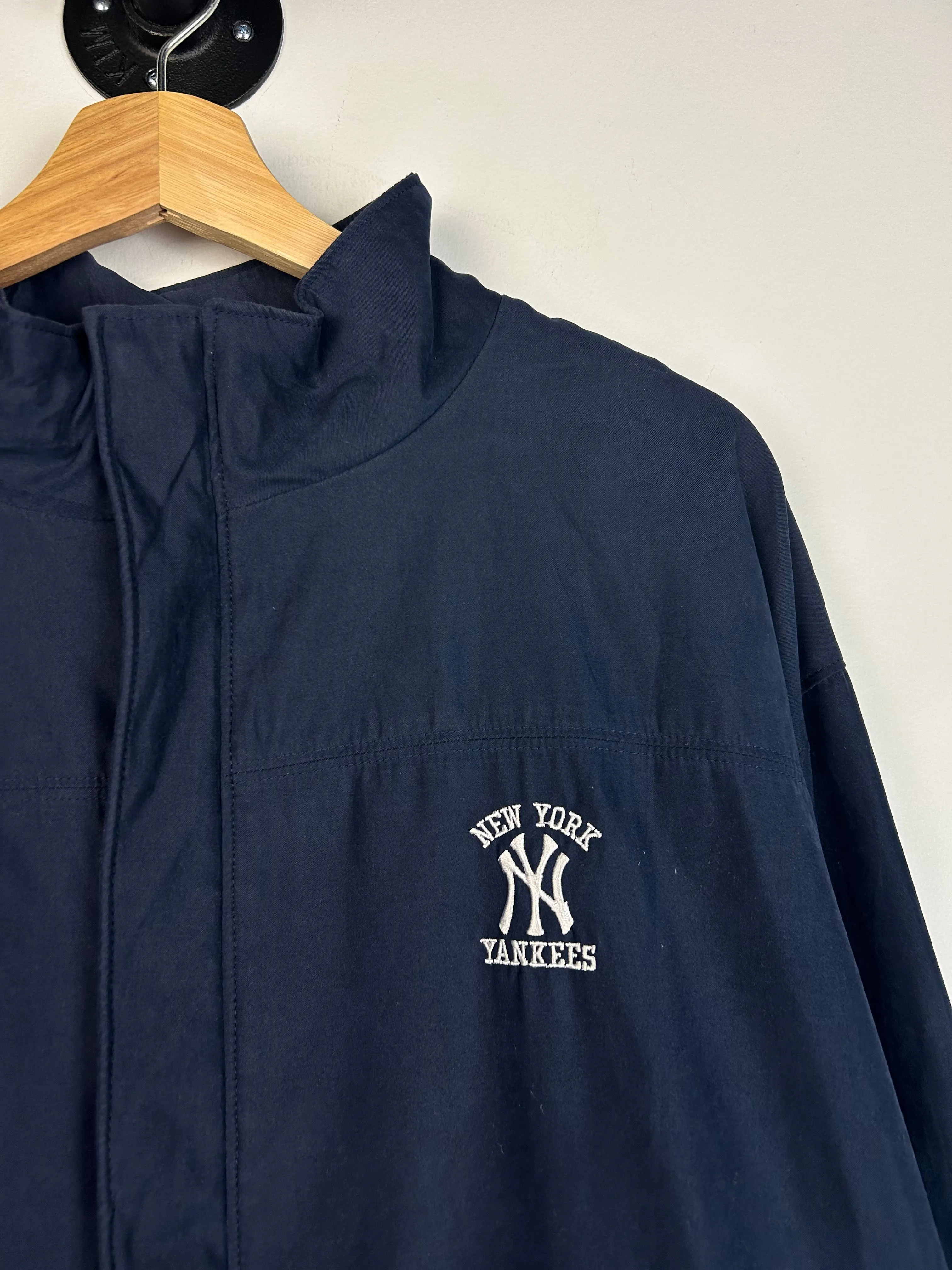 Vintage Y2K Antigua New York Yankees Navy Windbreaker