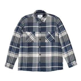 Wax London : Whiting Overshirt in Spear Check