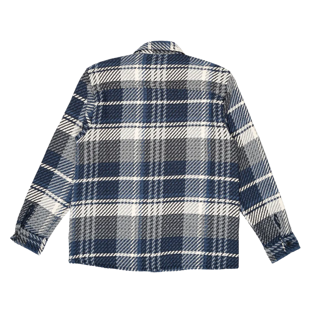 Wax London : Whiting Overshirt in Spear Check
