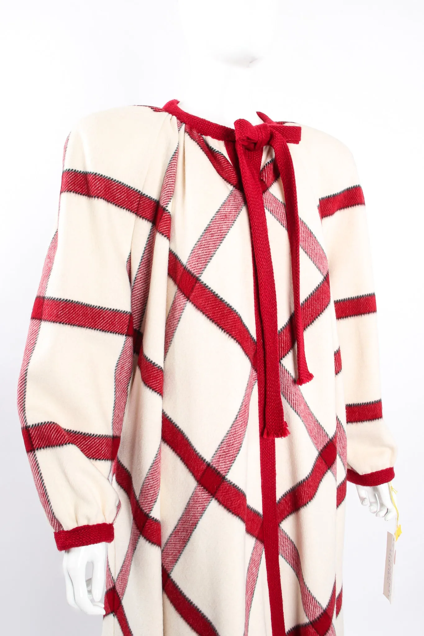 Windowpane Check Coat