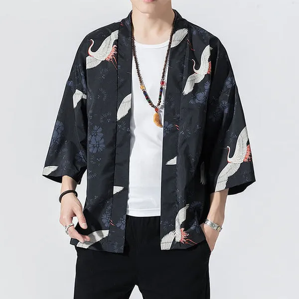WLS Etoiku Kimono Black Bird