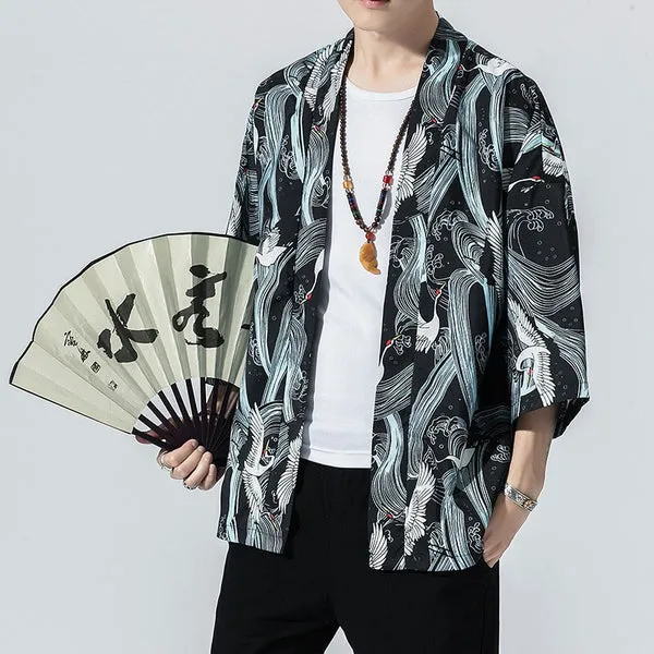 WLS Etoiku Kimono Ocean Bird