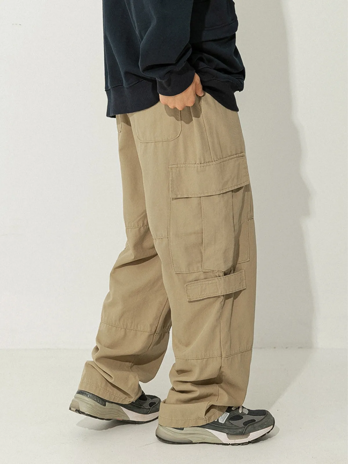 WLS Retro Japanese Loose Cargo Trousers