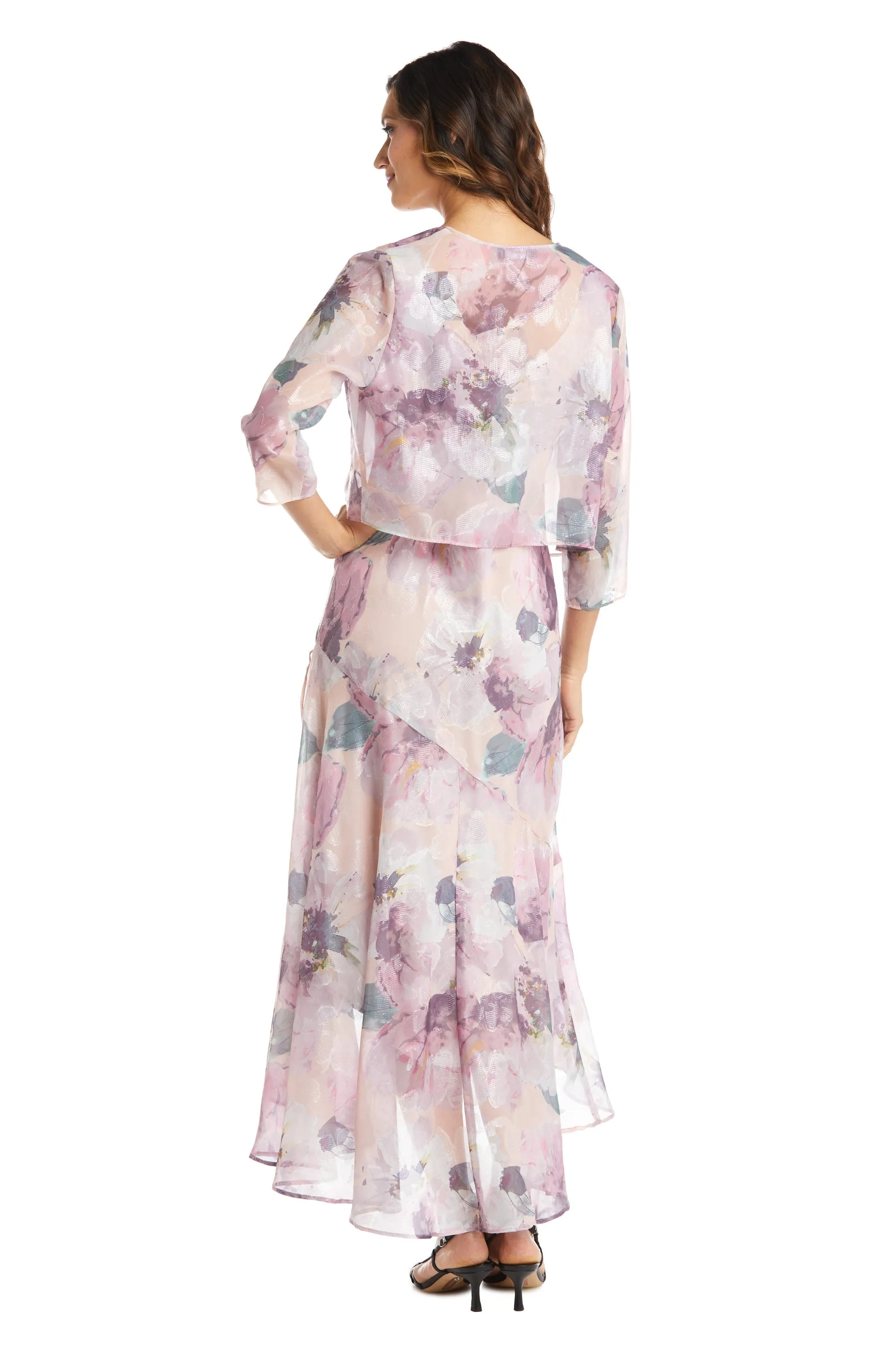 Women's Chiffon Two-Piece Jacket Dress Set