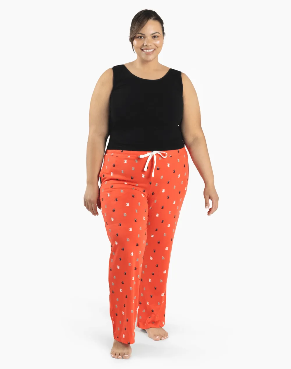 WOMENS KITTY KAT BAMBOO JERSEY  SLEEP PANT