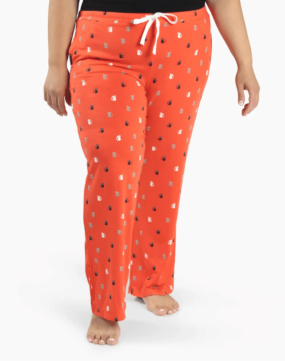 WOMENS KITTY KAT BAMBOO JERSEY  SLEEP PANT