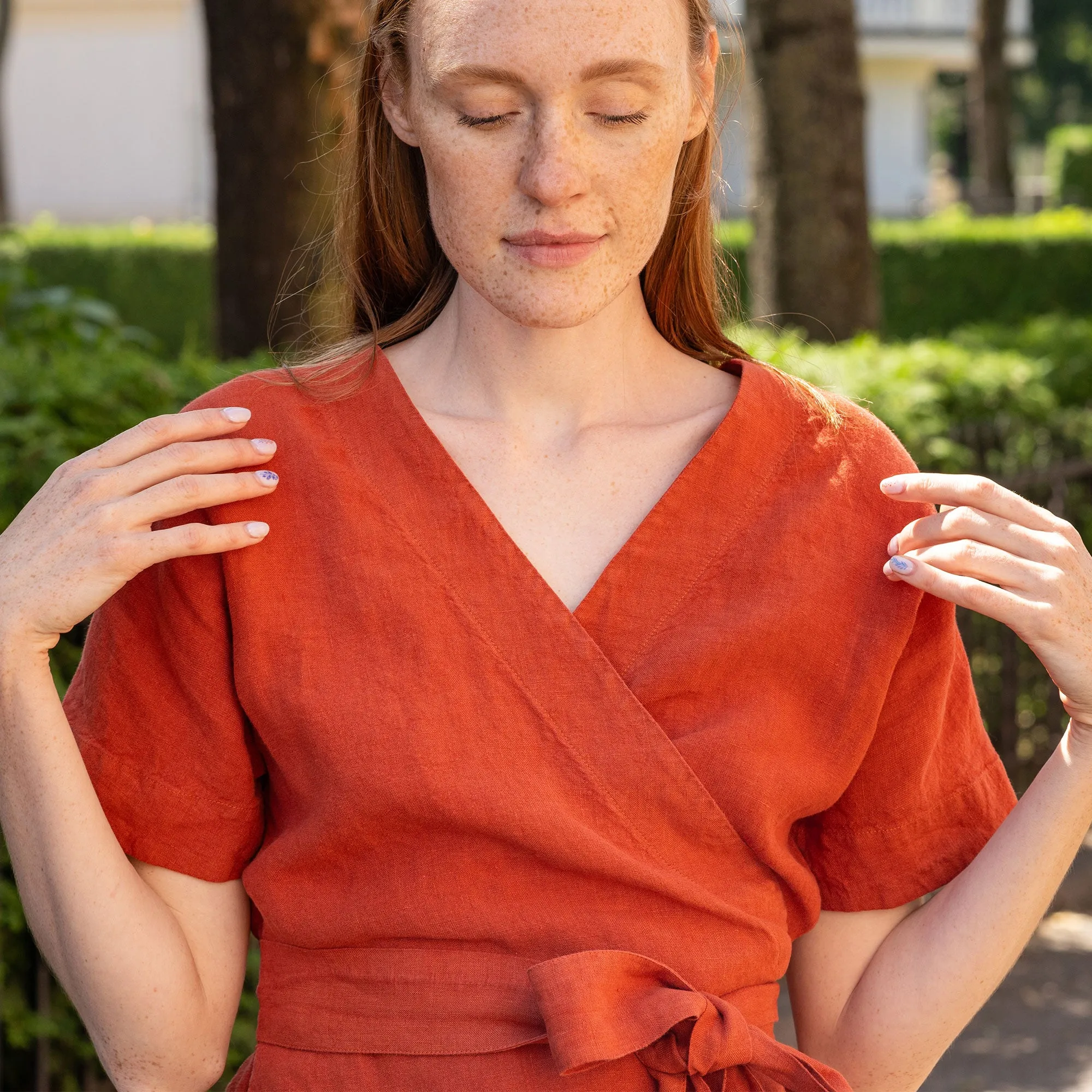 Wrap Blouse Lila
