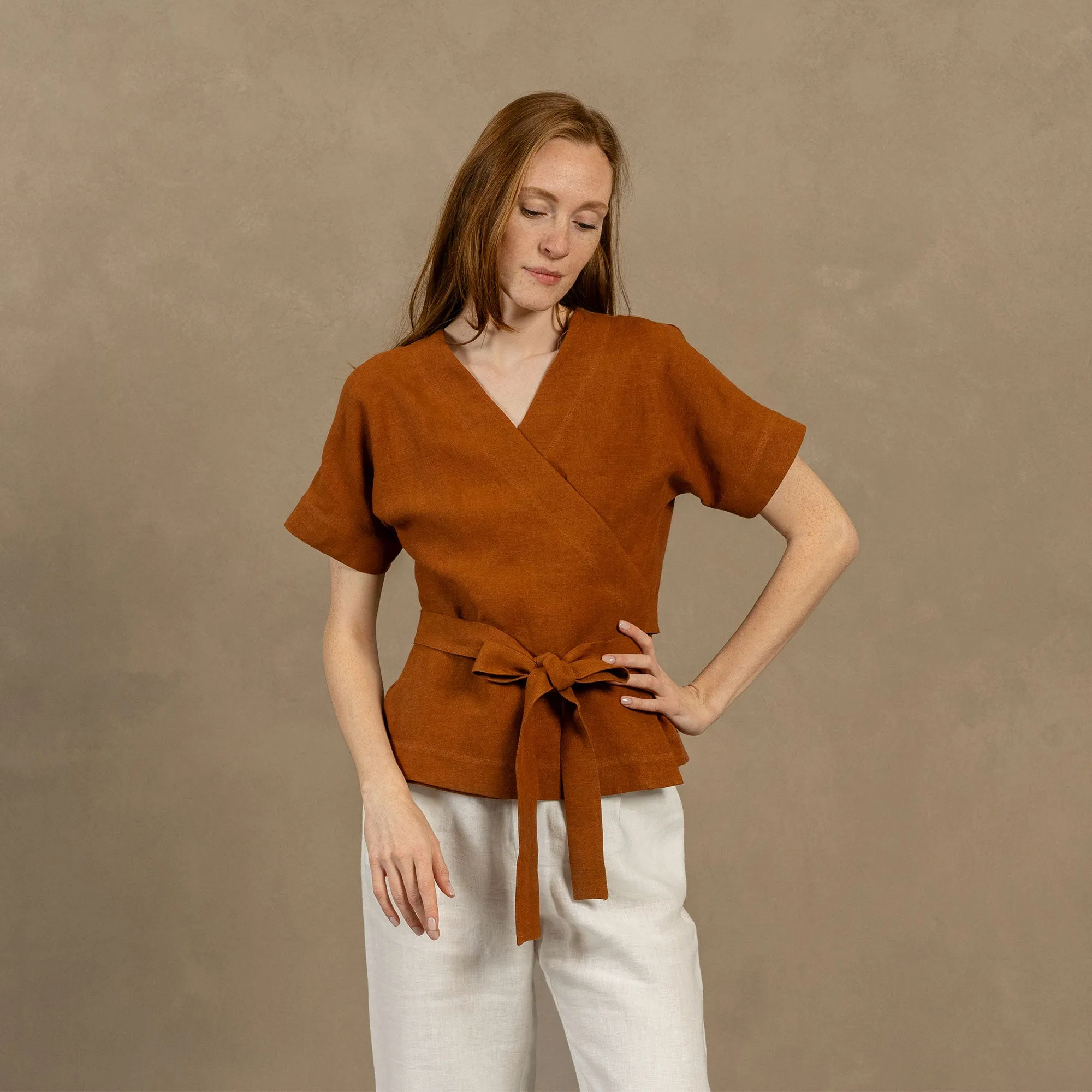 Wrap Blouse Lila