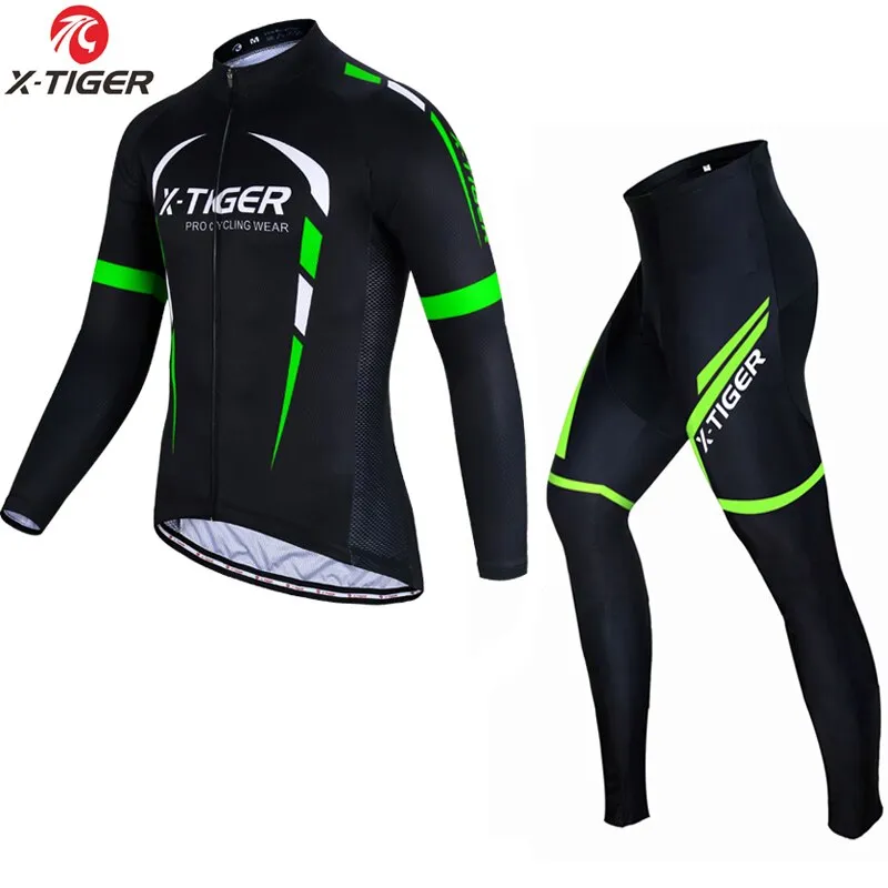 X-TIGER Winter Cycling Thermal Jersey Set X21