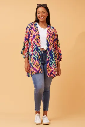 ZOE ABSTRACT BOHO KIMONO